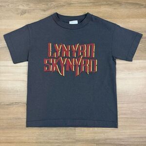Y2K Lynyrd Skynyrd Size Youth S Graphic Band Tee Shirt Gray Southern Rock
